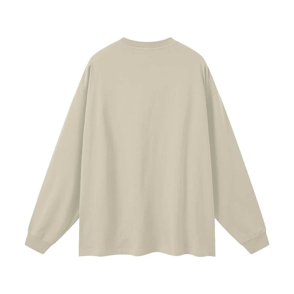 Heavily Tattooed Club Oversized Long Sleeve Tee
