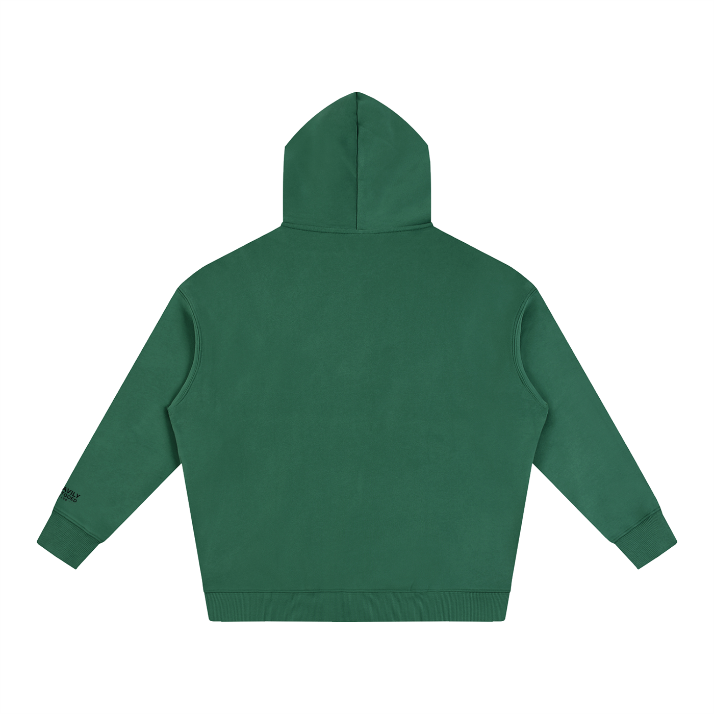 Born Different Oversized Skull Oversize Fleeced Hoodie