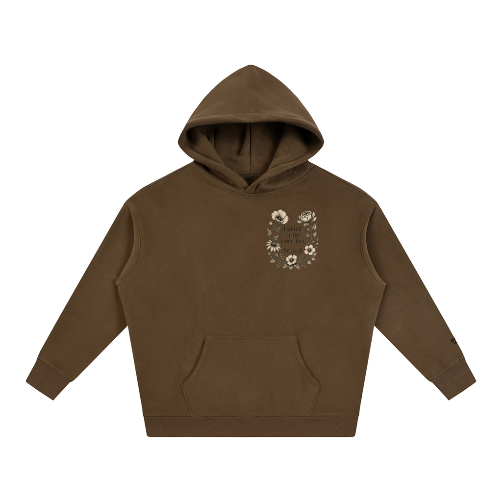 Buried in the Same Dirt Oversized Fleece Hoodie