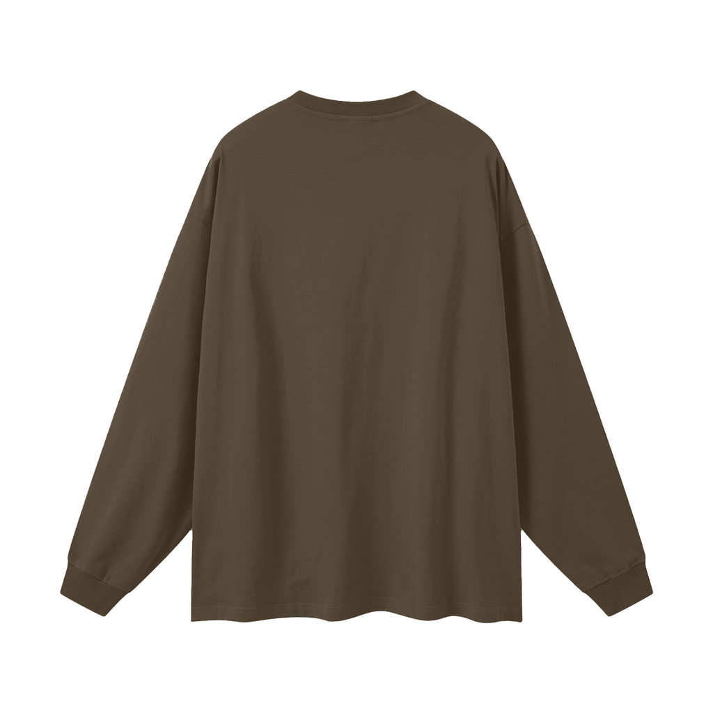 Heavily Tattooed Club Oversized Long Sleeve Tee