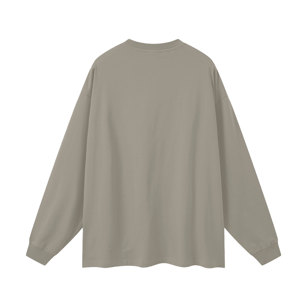 Heavily Tattooed Club Oversized Long Sleeve Tee