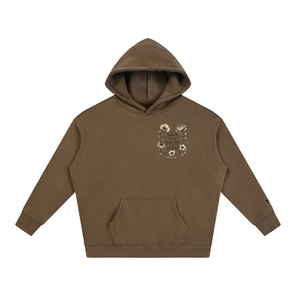 Buried in the Same Dirt Oversized Fleece Hoodie