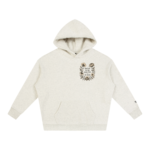 Buried in the Same Dirt Oversized Fleece Hoodie