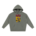 Born Different Oversized Skull Oversize Fleeced Hoodie