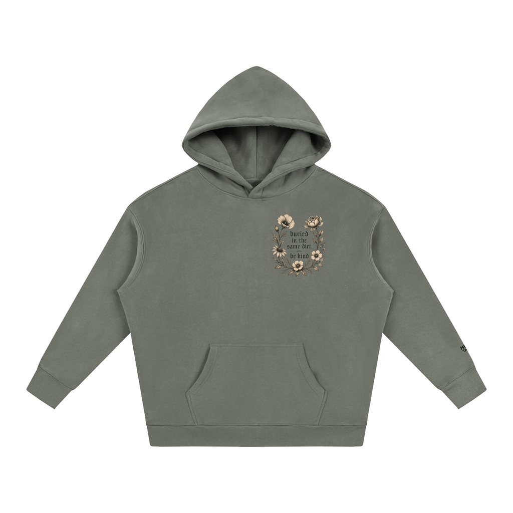 Buried in the Same Dirt Oversized Fleece Hoodie
