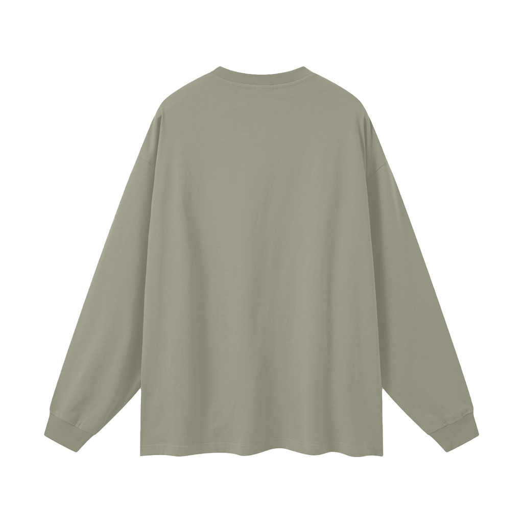 Heavily Tattooed Club Oversized Long Sleeve Tee
