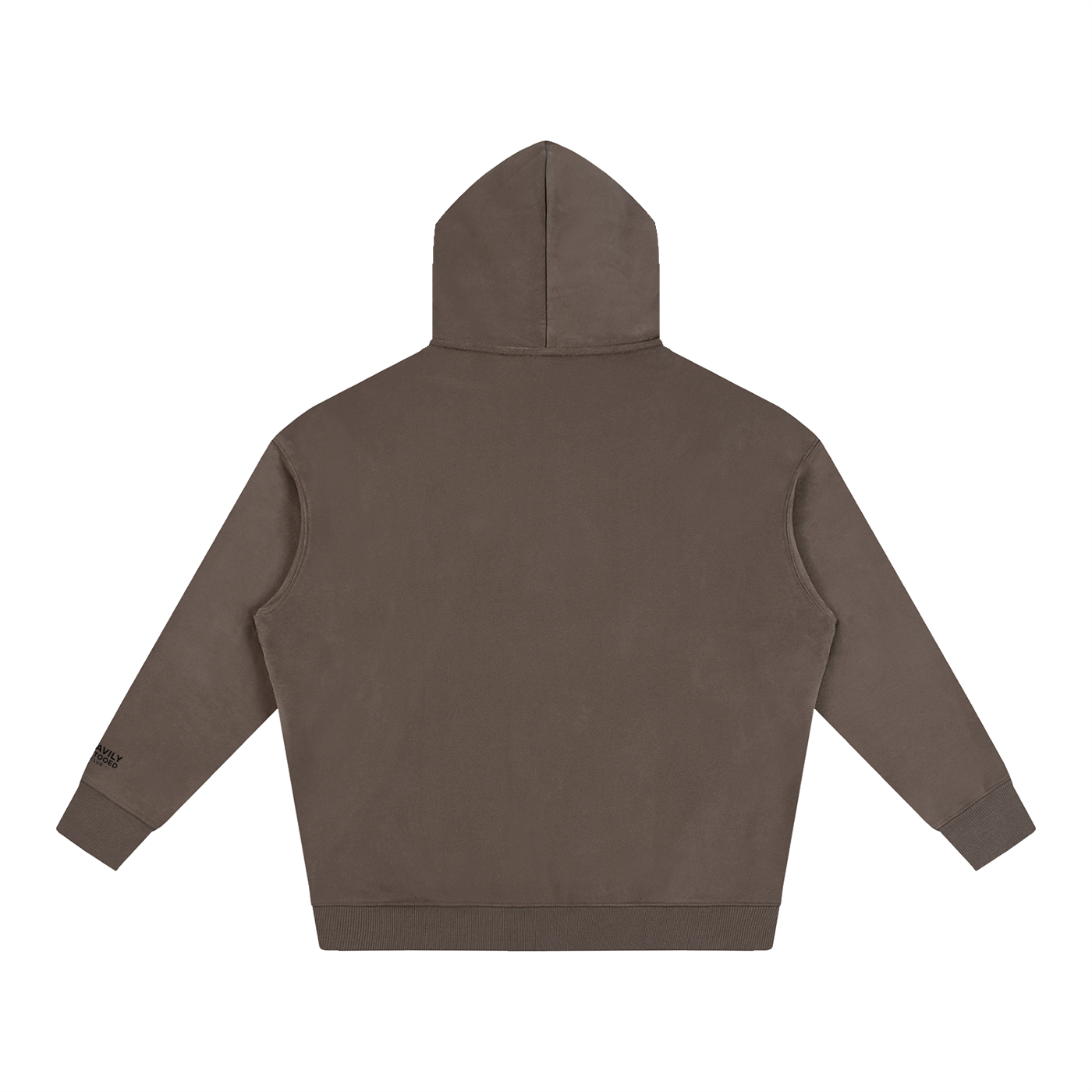 Born Different Oversized Skull Oversize Fleeced Hoodie